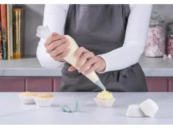 Best Zenker Spritzbeutel mit 3 Tüllen Weiß Küchenhelfer