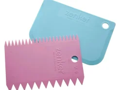Outlet Zenker Teigkarten Patisserie 2er-Set Eisblau und Frozen Rose