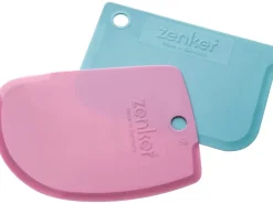 Outlet Zenker Teigkarten Patisserie 2er-Set Eisblau und Frozen Rose