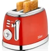 Outlet Zilan ZLN-7040 Retro 2 Scheiben Doppelschlitz Toaster 850 Watt