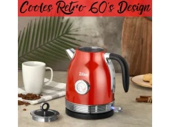 Hot Zilan ZLN-7033 Retro Wasserkocher 1,7 L 2000 Watt